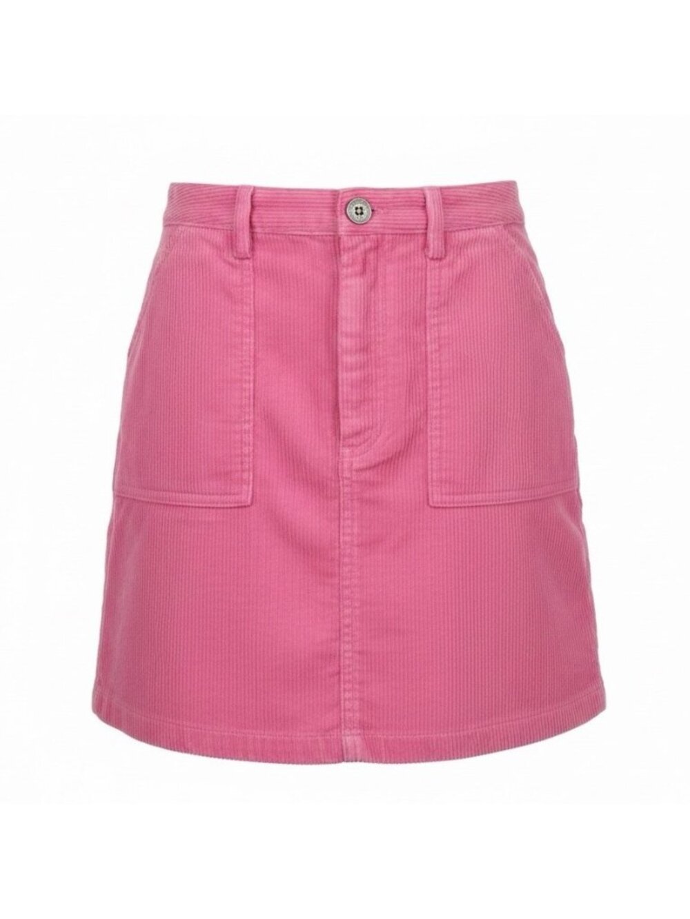 Lucy & Yak Womens Pink Organic Cotton Corduroy Mini Skirt Size US 4 / UK 8